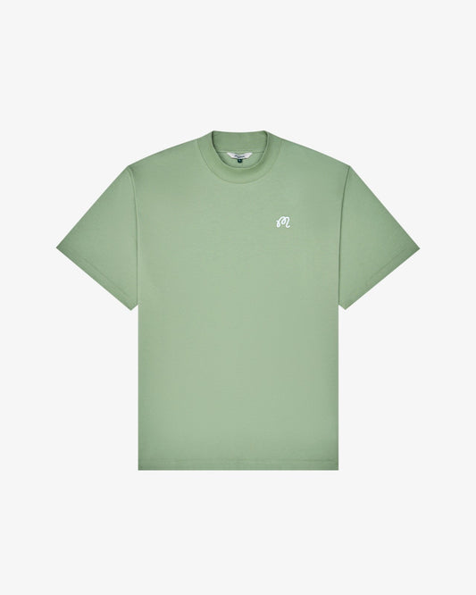 Mare Mockneck Tee - Seafoam Sage Malbon Men