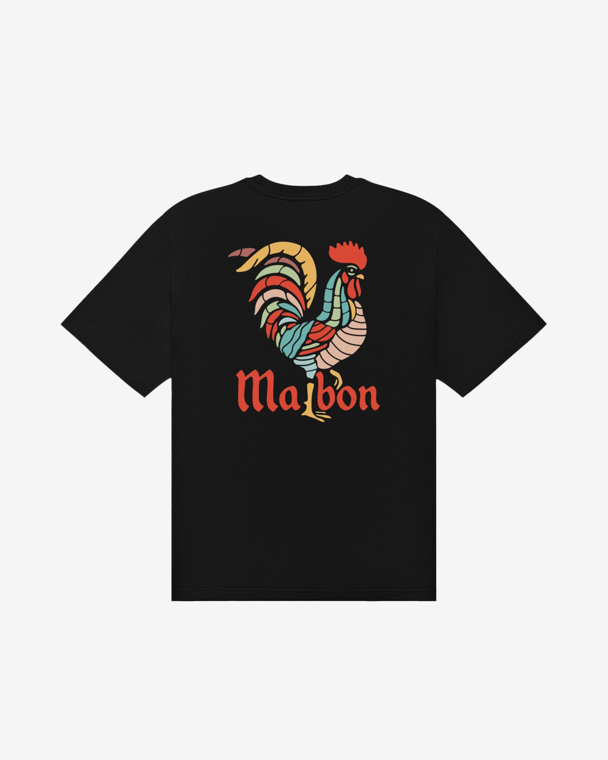 Bermuda Rooster Tee - Black Malbon Men