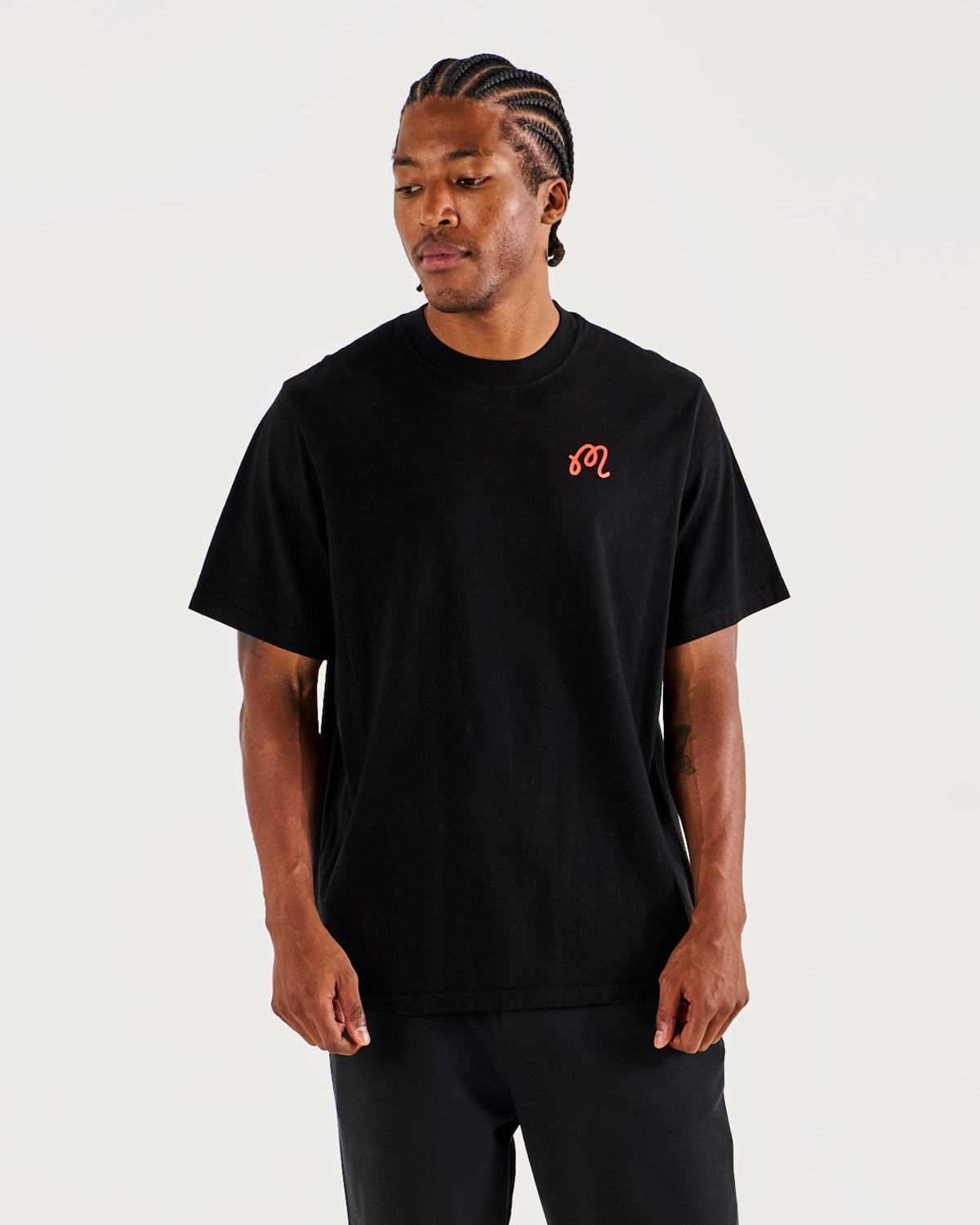 Bermuda Rooster Tee - Black Malbon Men