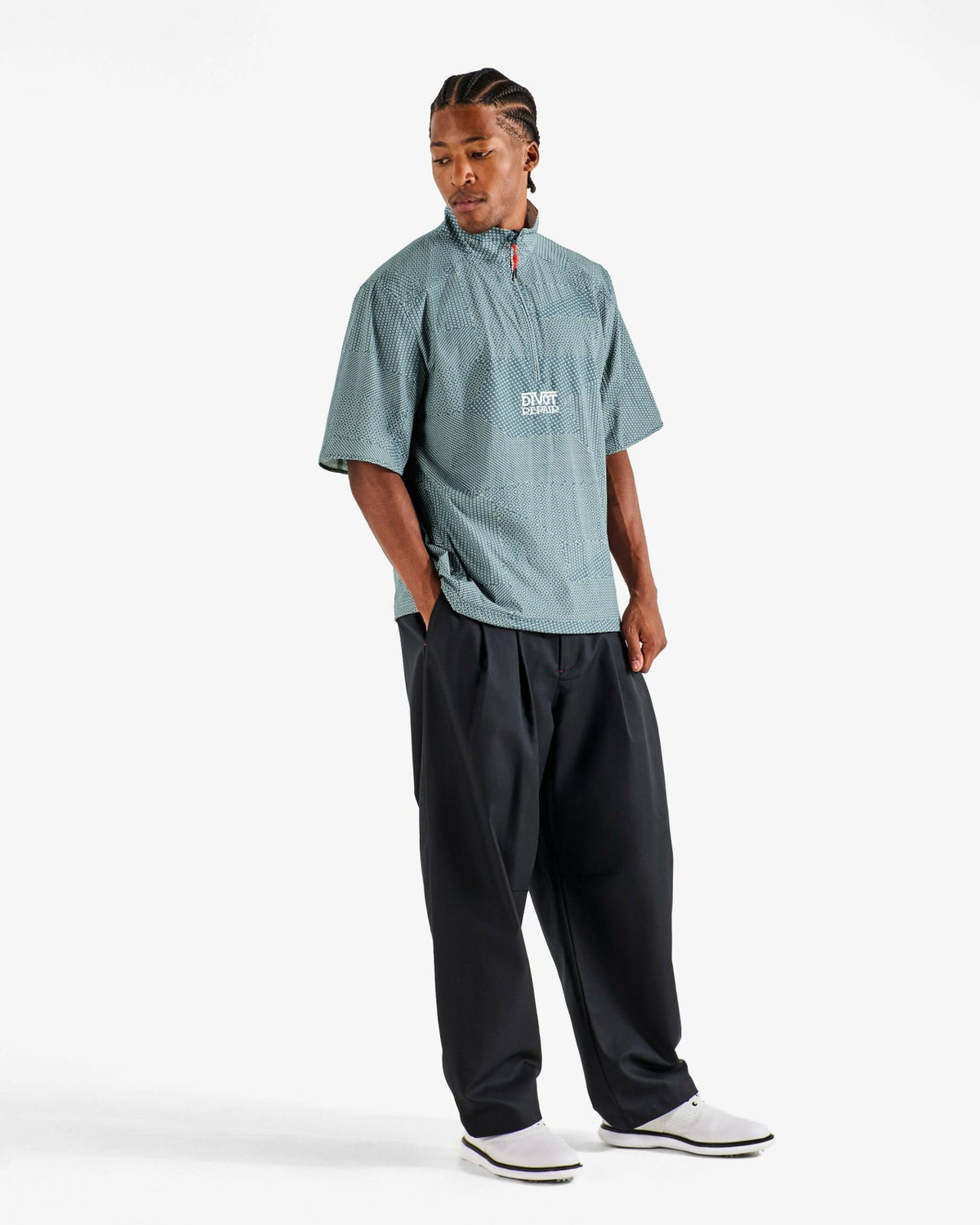 Divot Repair Windshirt - Denim Malbon Men
