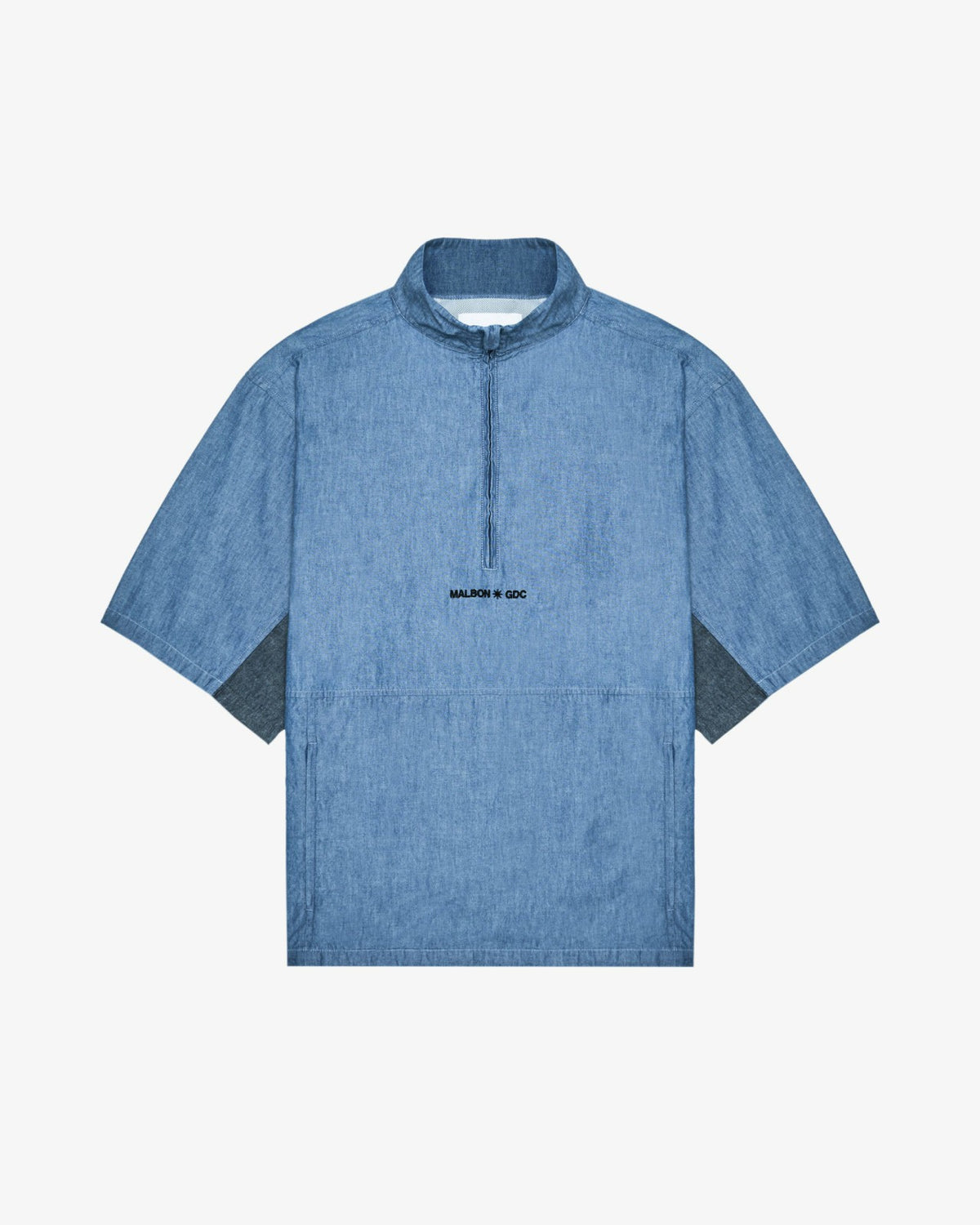 Gdc Denim Windshirt - Light Blue Malbon Men