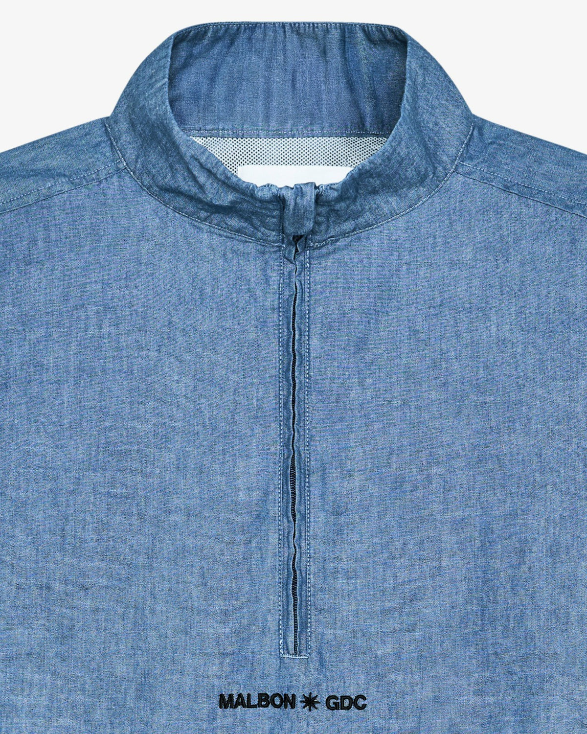 Gdc Denim Windshirt - Light Blue Malbon Men