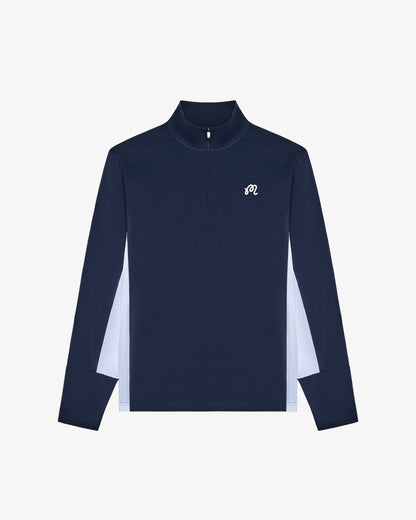 Santiago Mid Layer - Midnight / White Malbon Men