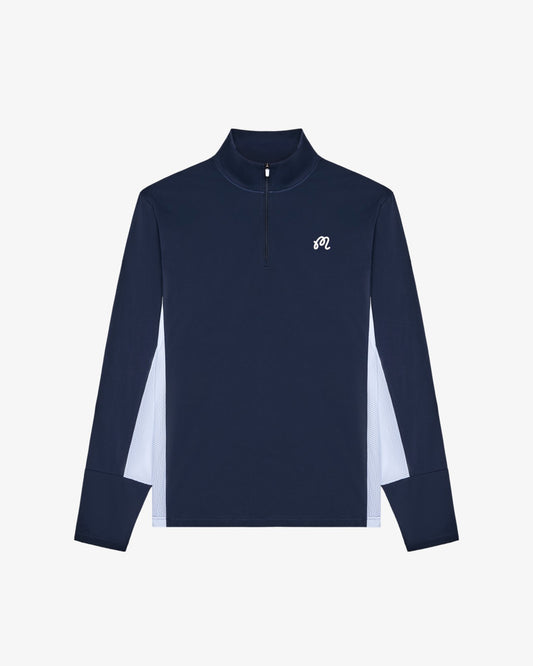 Santiago Mid Layer - Midnight / White Malbon Men
