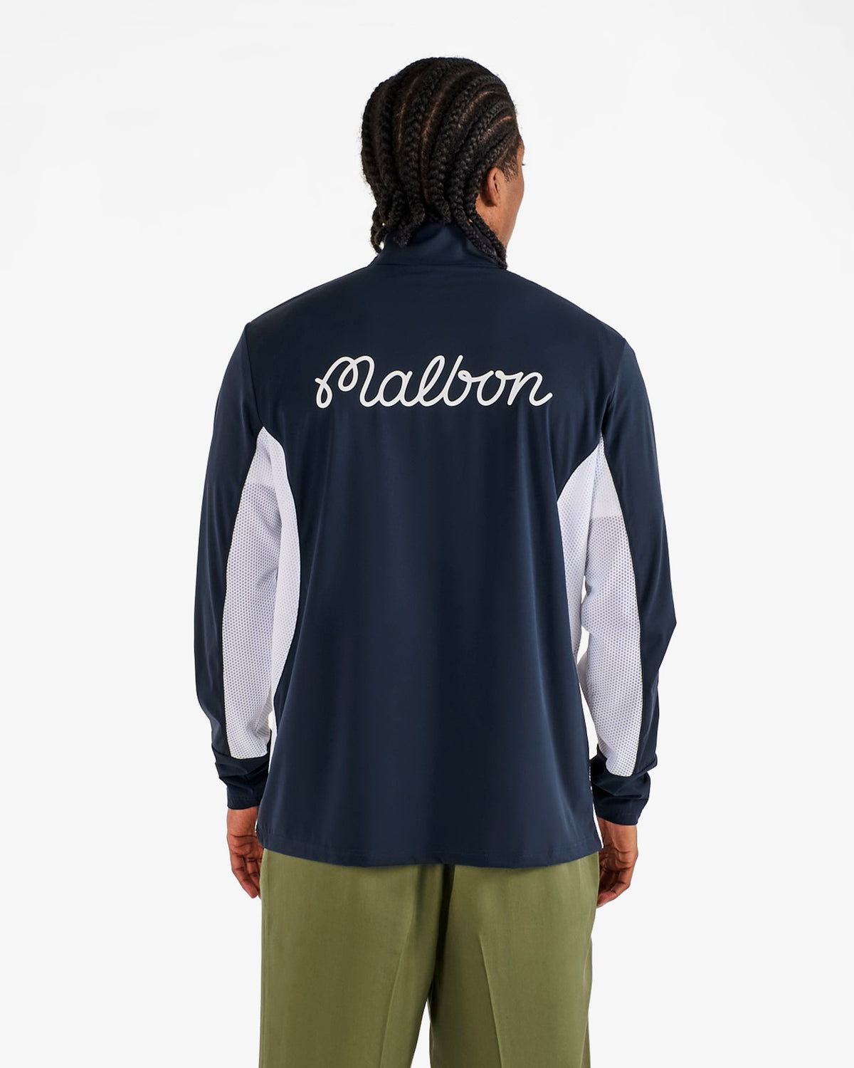 Santiago Mid Layer - Midnight / White Malbon Men