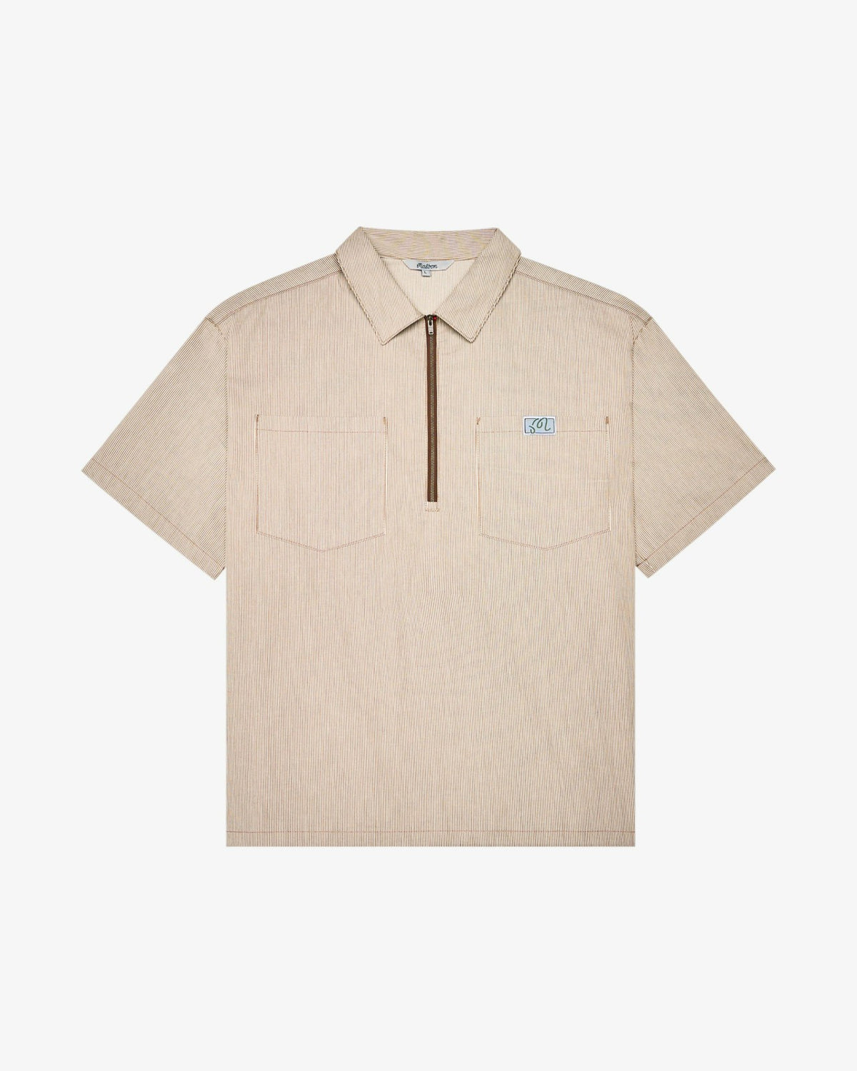 Hickory Windshirt - Hickory Brown Stripe Malbon Men
