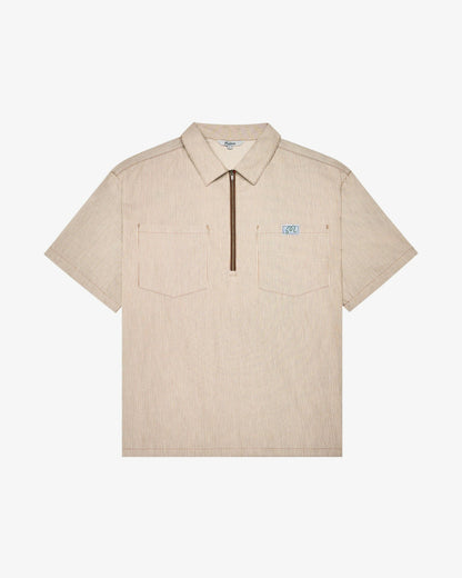 Hickory Windshirt - Hickory Brown Stripe Malbon Men