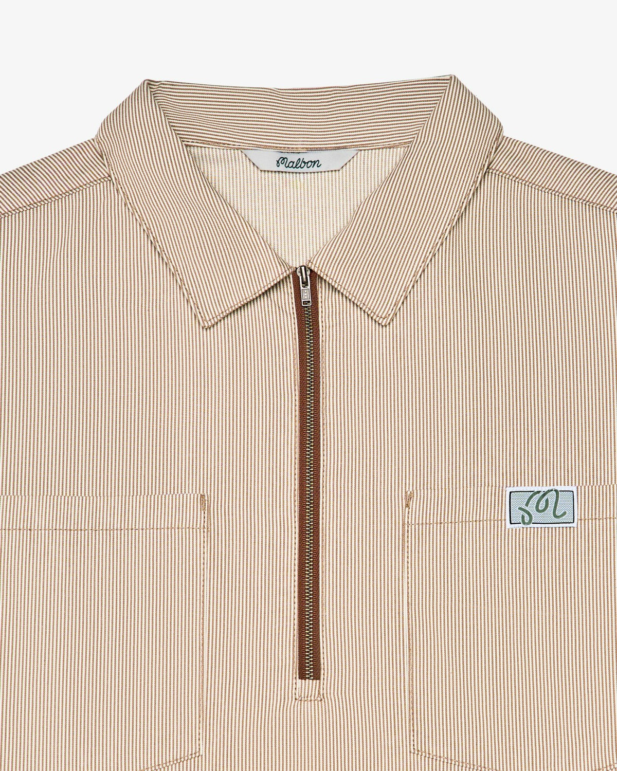 Hickory Windshirt - Hickory Brown Stripe Malbon Men