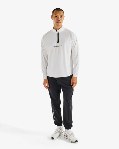 Performance Raglan Quarter Zip - White Malbon Men