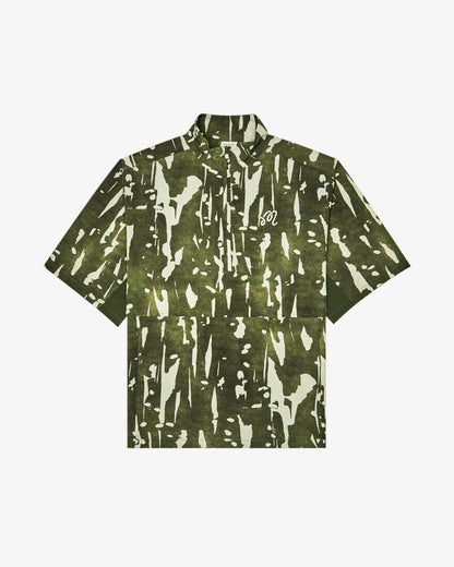 Pine Inkwash Windshirt - Olive Inkwash Malbon Men