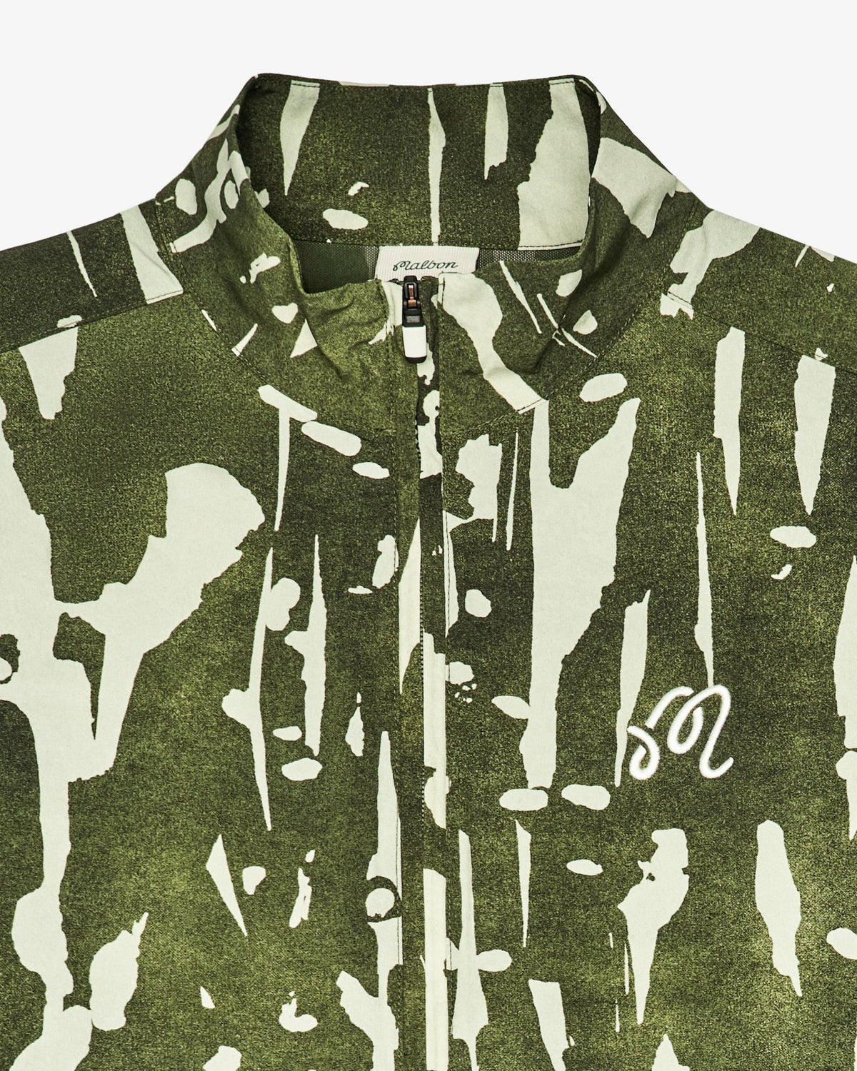 Pine Inkwash Windshirt - Olive Inkwash Malbon Men