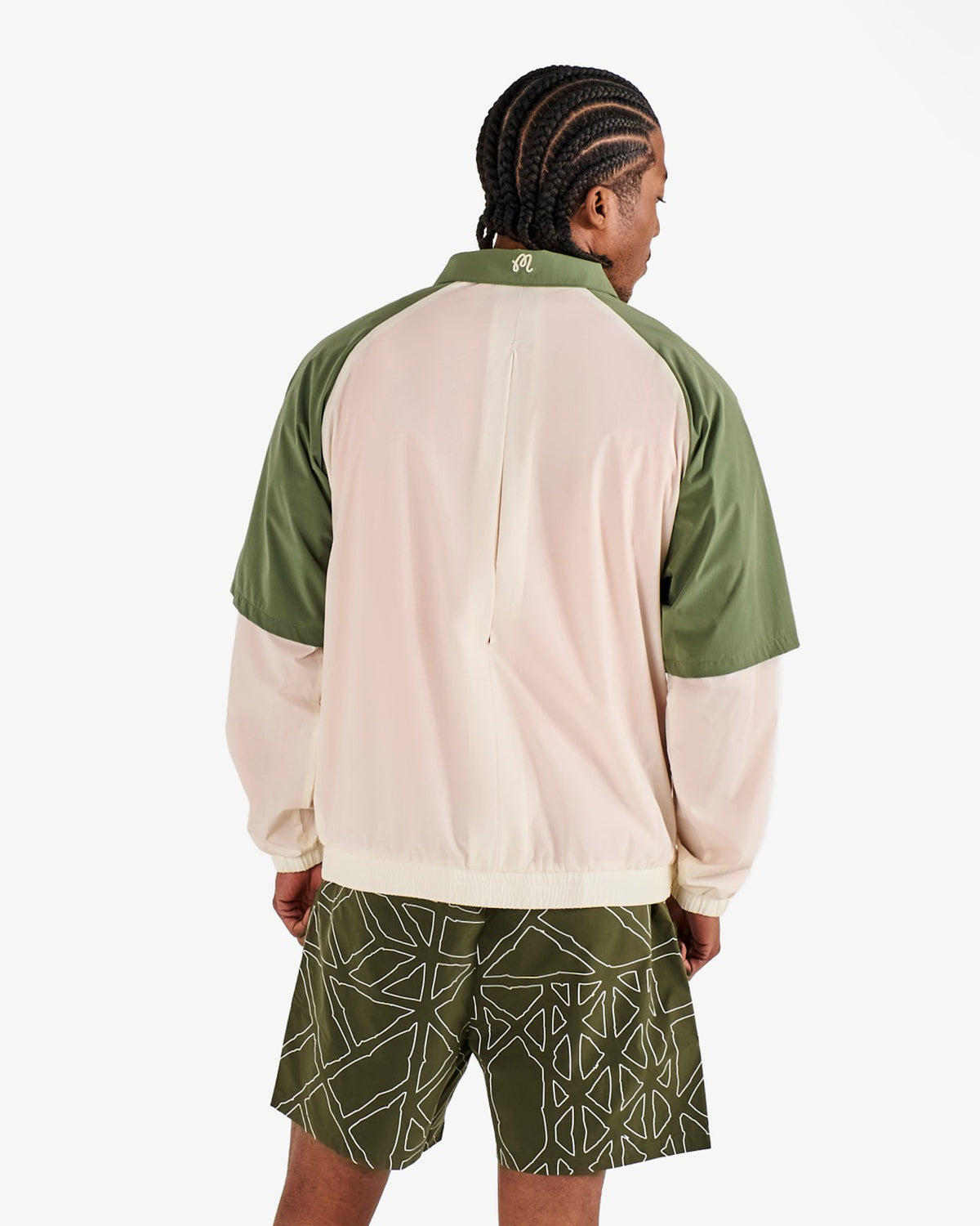 Marina Windshirt - Cream / Olivine Malbon Men