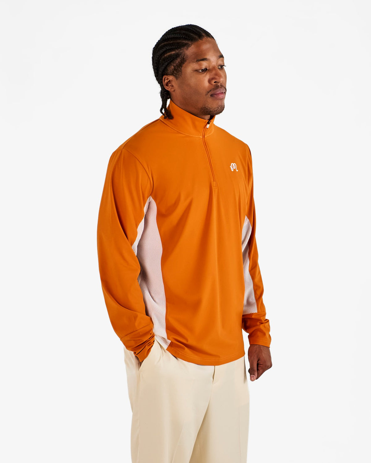 Santiago Mid Layer - Marmalade / Cream Malbon Men