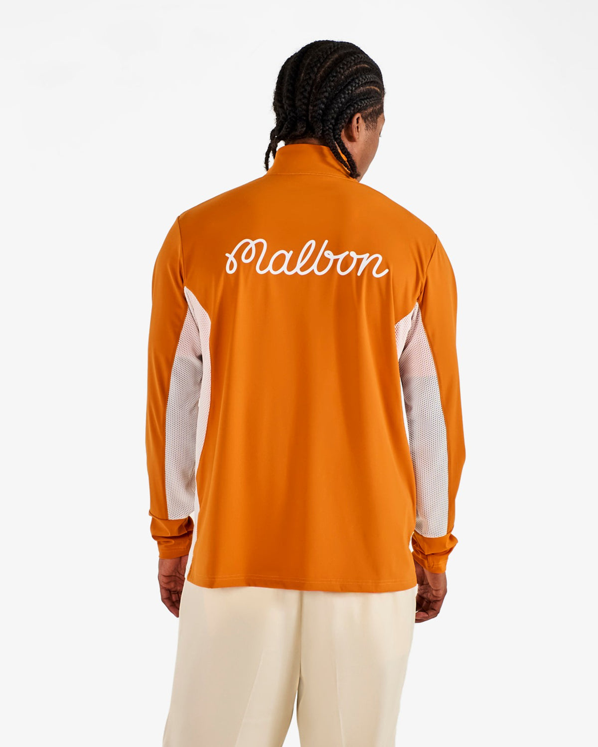 Santiago Mid Layer - Marmalade / Cream Malbon Men