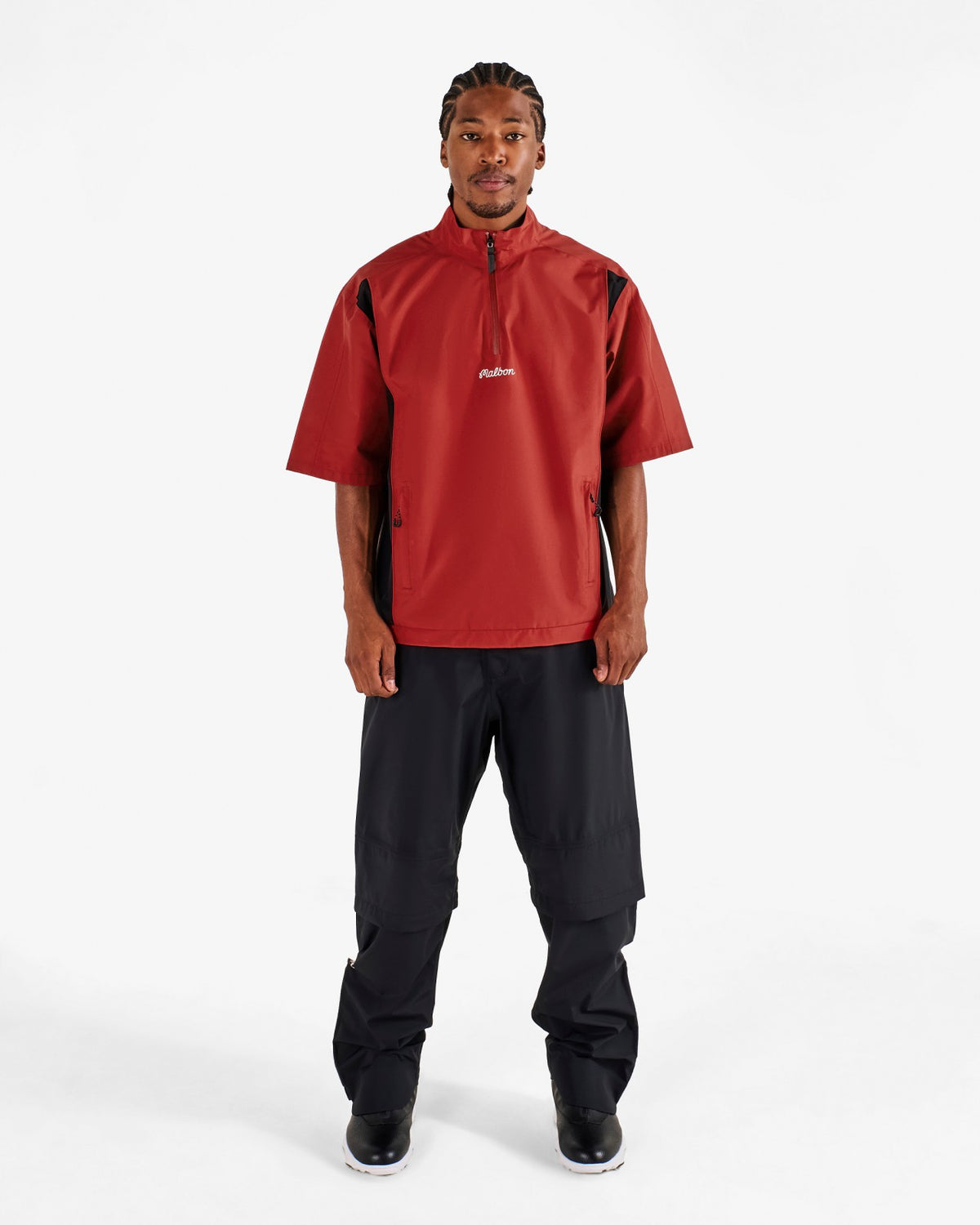 Gore-Tex Links Windshirt - Brick Red Malbon Men