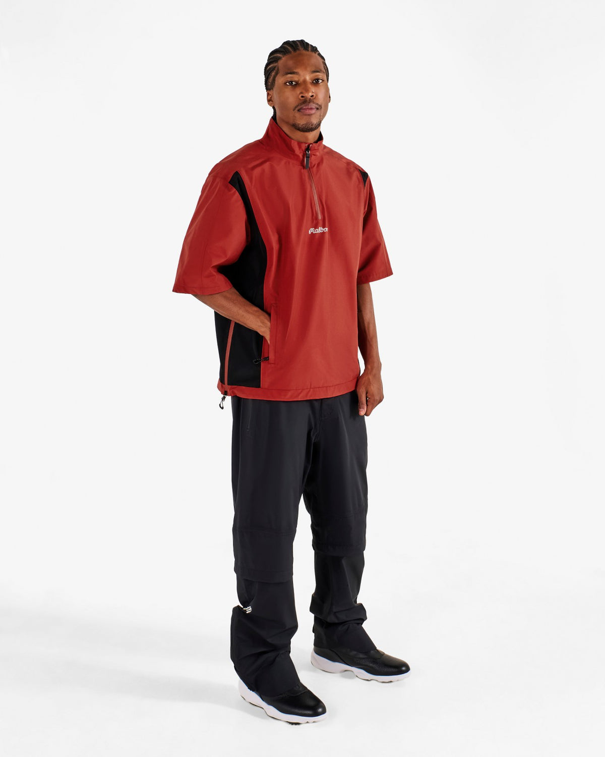 Gore-Tex Links Windshirt - Brick Red Malbon Men