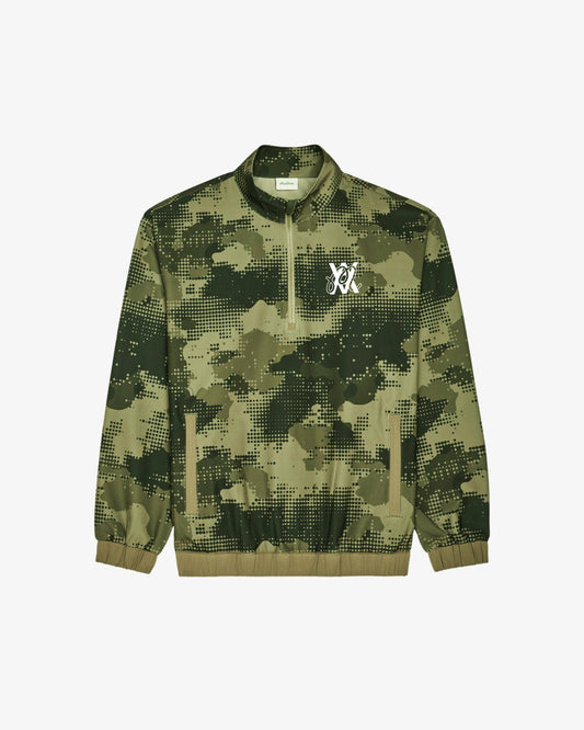 Arsham Stealth Quarter Zip - Olive Stealth Camo Malbon Men