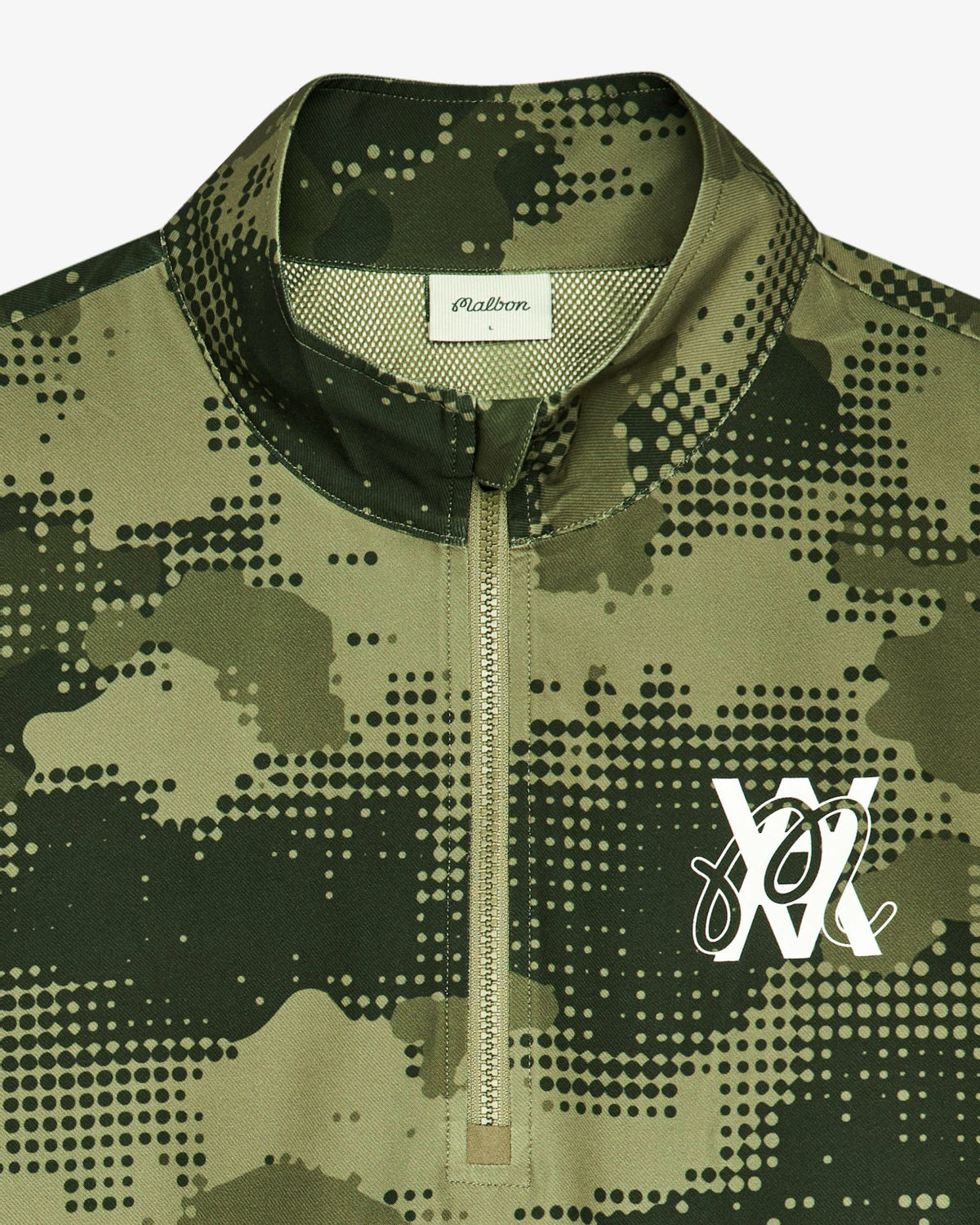 Arsham Stealth Quarter Zip - Olive Stealth Camo Malbon Men