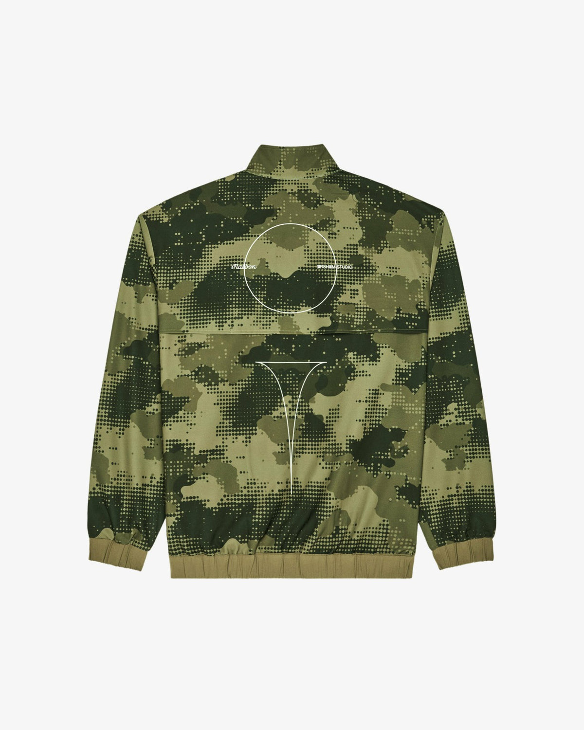Arsham Stealth Quarter Zip - Olive Stealth Camo Malbon Men