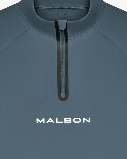 Performance Raglan Quarter Zip - Dark Slate Malbon Men