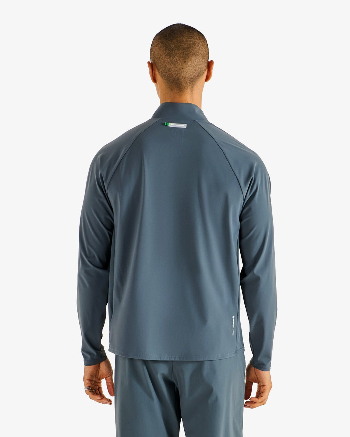 Performance Raglan Quarter Zip - Dark Slate Malbon Men