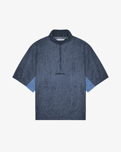Gdc Denim Windshirt - Navy Malbon Men