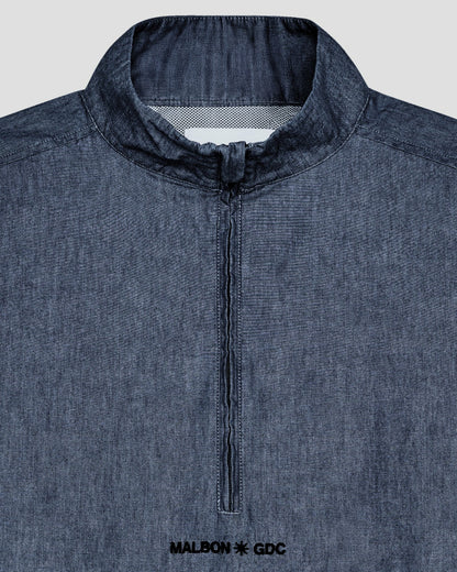 Gdc Denim Windshirt - Navy Malbon Men