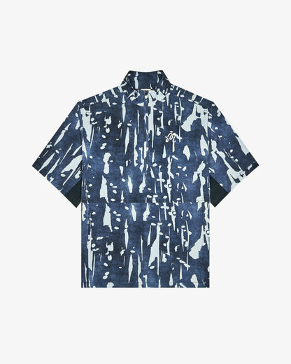 Pine Inkwash Windshirt - Navy Inkwash Malbon Men