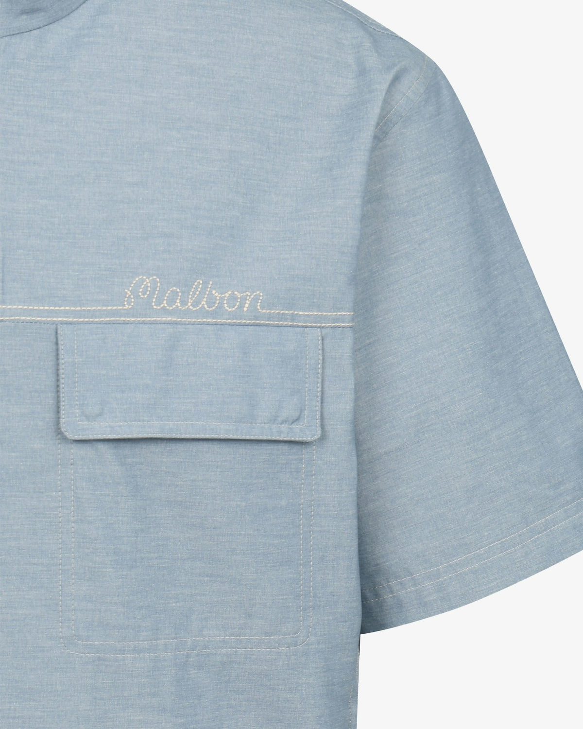 Studio Seoul Stitch-Point Windshirt - Sky Blue Malbon Men