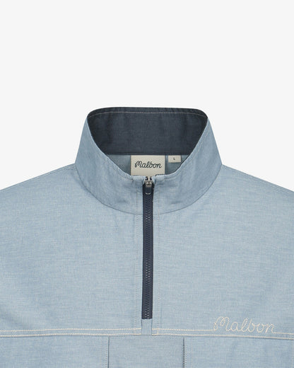 Studio Seoul Stitch-Point Windshirt - Sky Blue Malbon Men