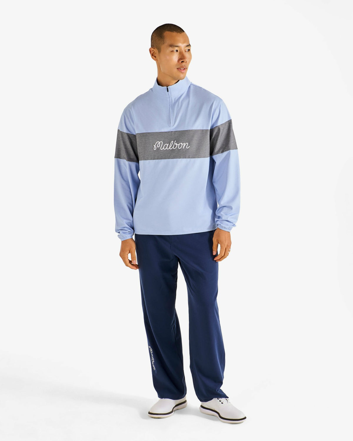 Horizon Pullover - Blue Chambray Malbon Men