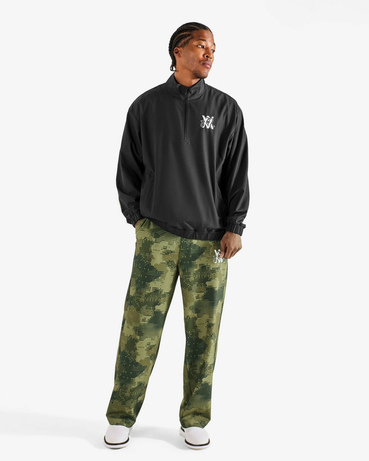 Arsham Stealth Quarter Zip - Black Malbon Men