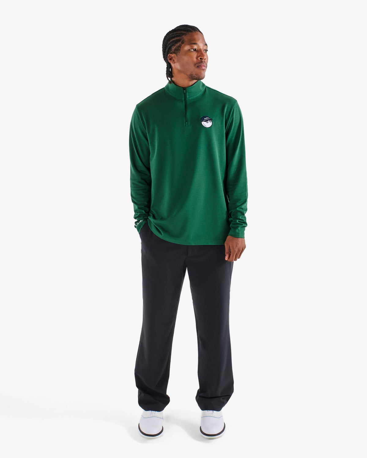 Flyer Mid Layer - Forest Malbon Men