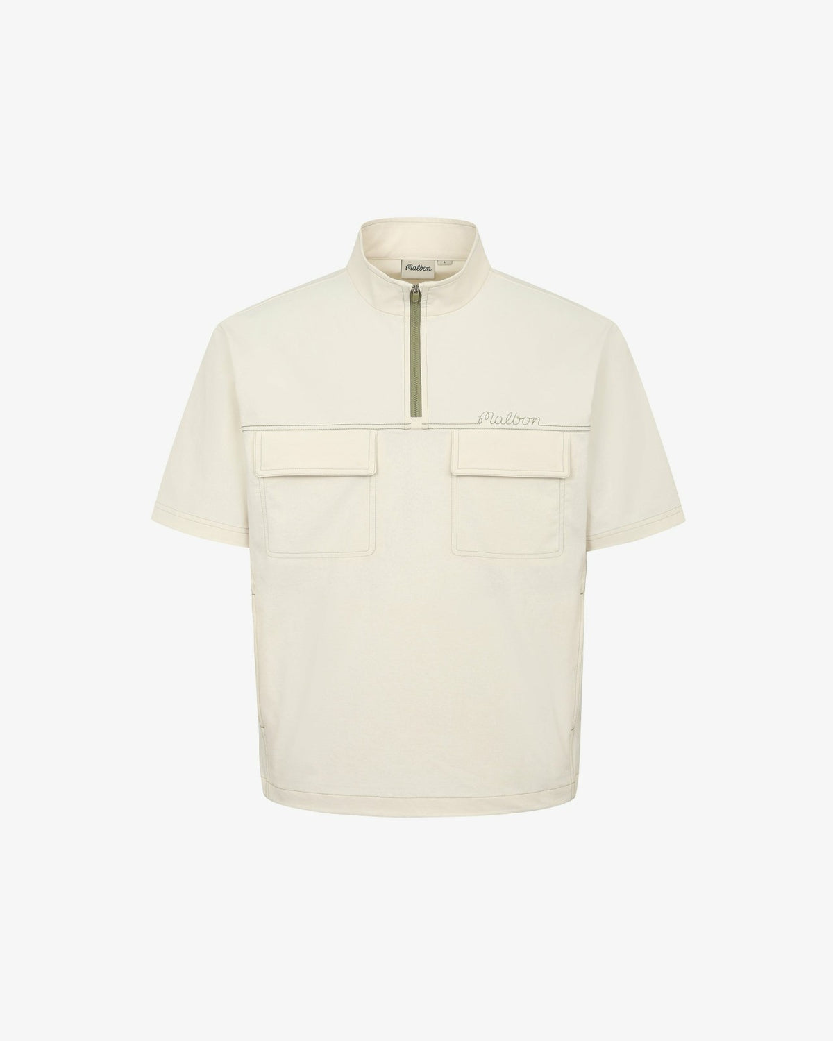 Studio Seoul Stitch-Point Windshirt - Cream Malbon Men