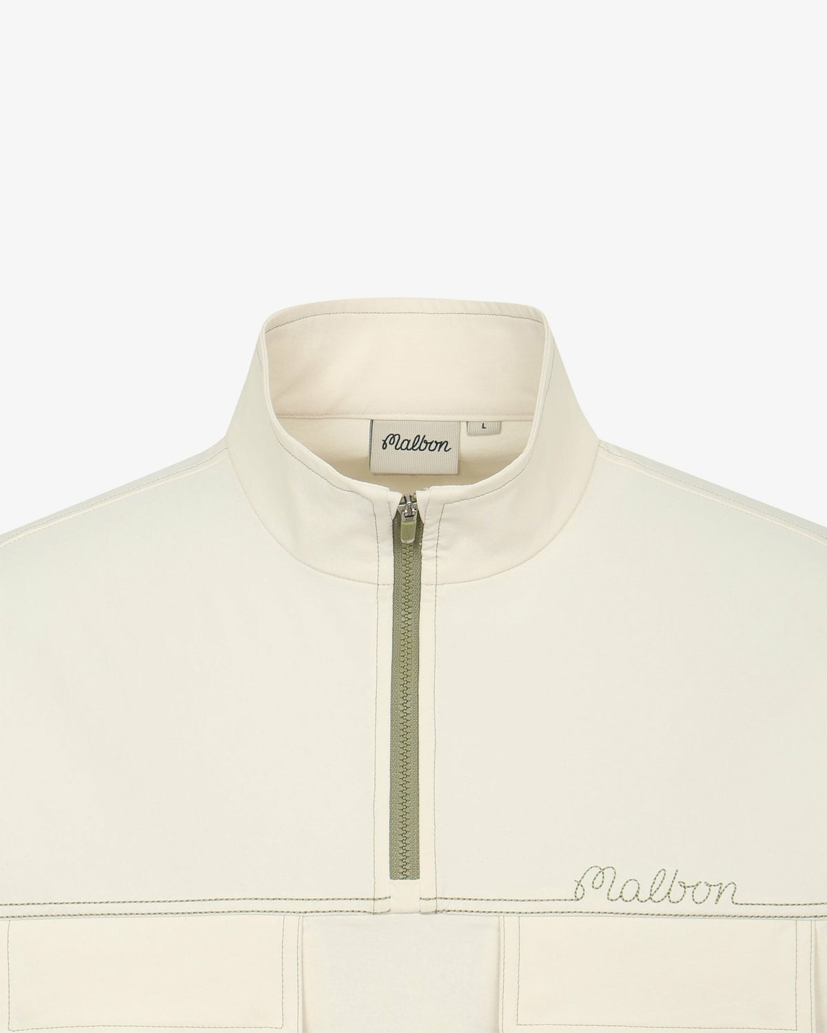 Studio Seoul Stitch-Point Windshirt - Cream Malbon Men