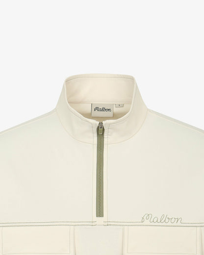 Studio Seoul Stitch-Point Windshirt - Cream Malbon Men