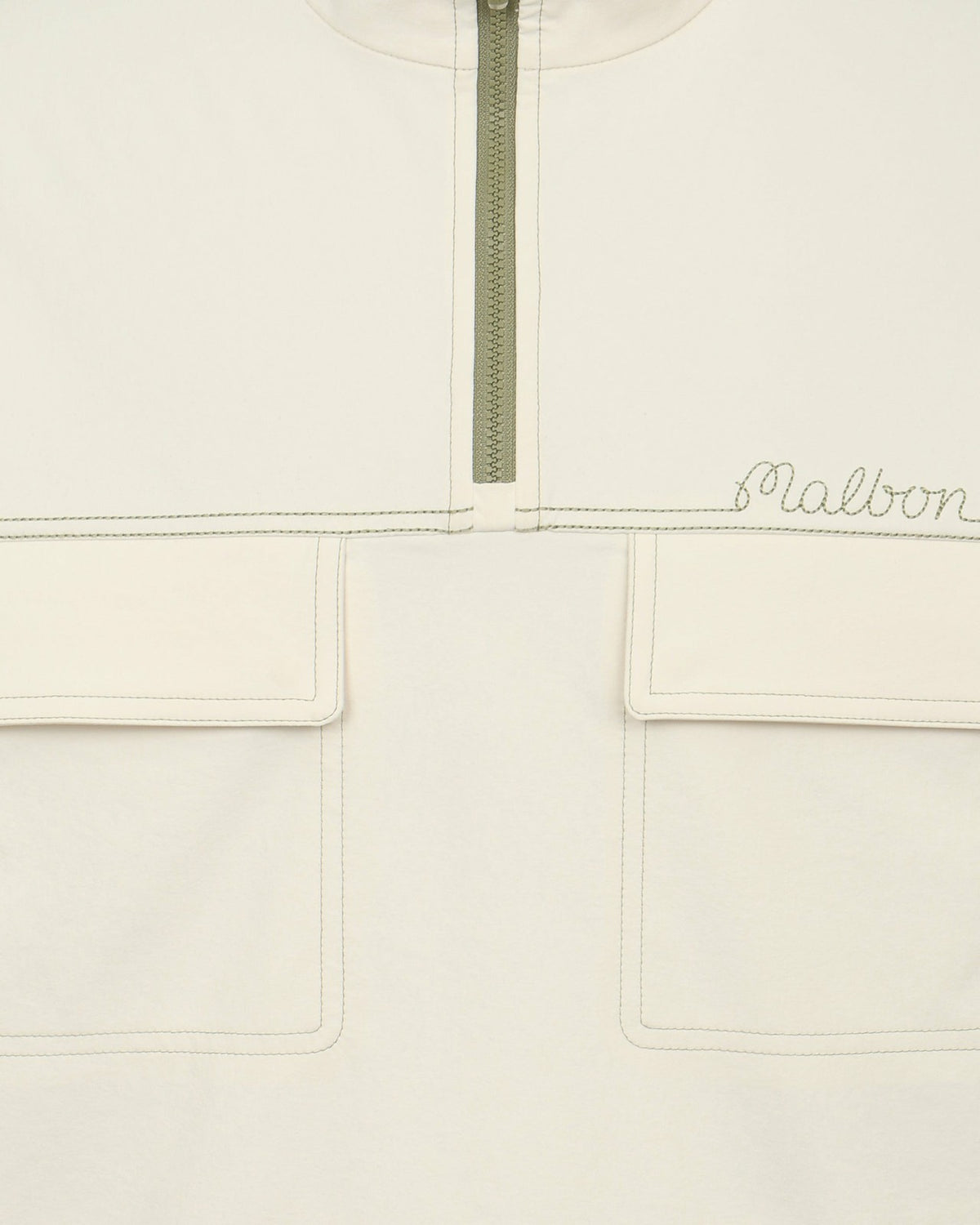 Studio Seoul Stitch-Point Windshirt - Cream Malbon Men