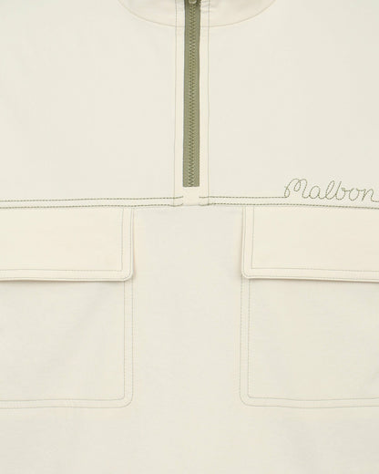 Studio Seoul Stitch-Point Windshirt - Cream Malbon Men