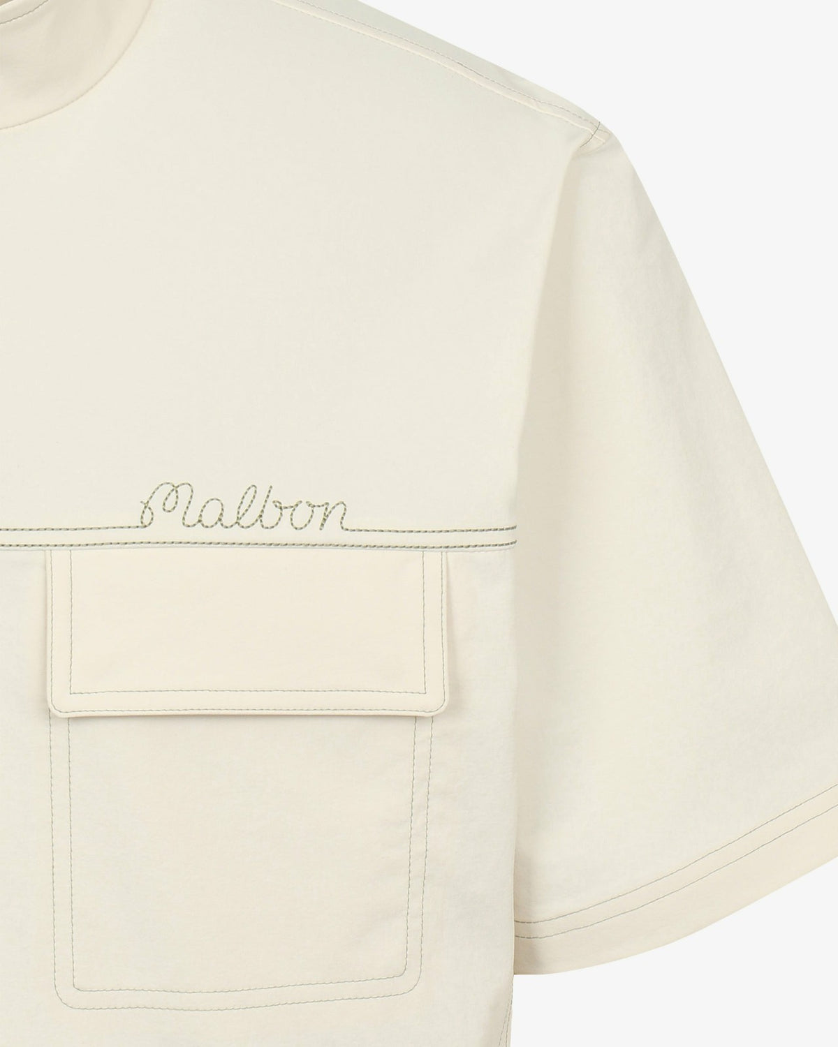 Studio Seoul Stitch-Point Windshirt - Cream Malbon Men