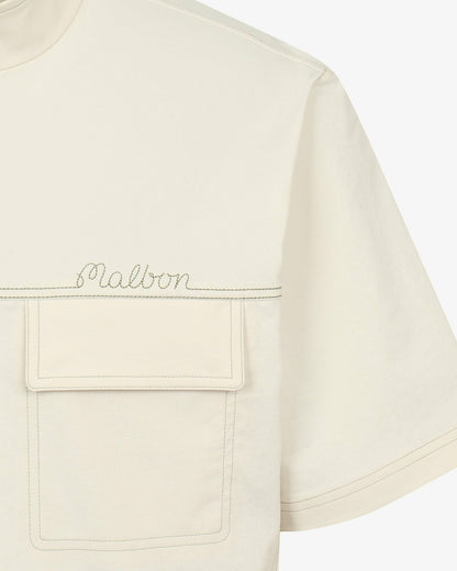 Studio Seoul Stitch-Point Windshirt - Cream Malbon Men