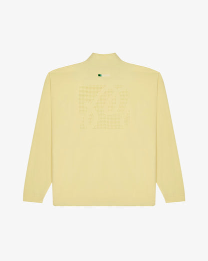 Performance Quarter Zip Shell Pullover - Mellow Yellow Malbon Men