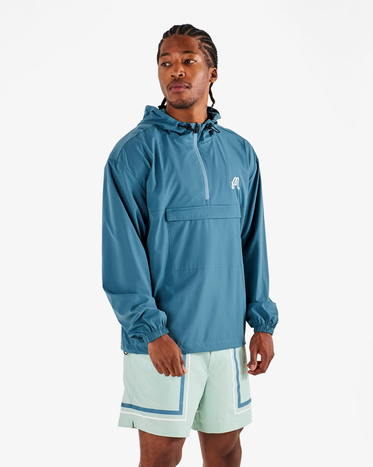 Bridge Anorak - Aegean Blue Malbon Men