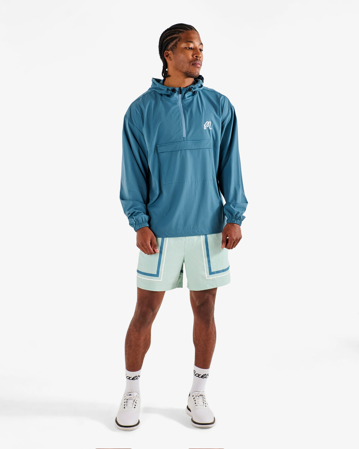 Bridge Anorak - Aegean Blue Malbon Men