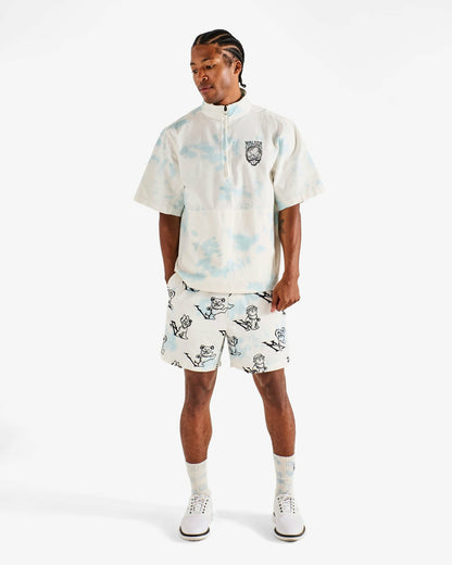 Grateful Dead Pine Reflection Windshirt - Light Blue Malbon Men