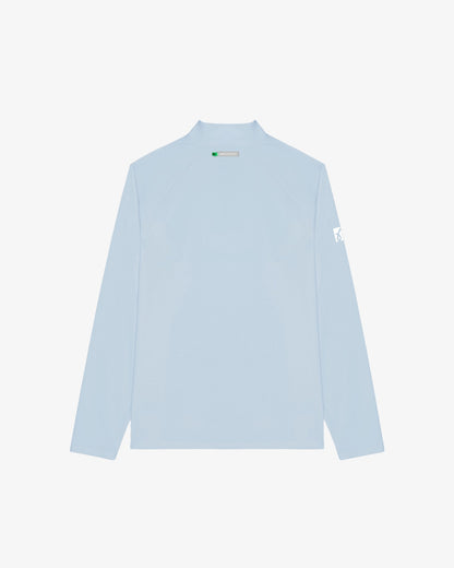 Performance Raglan Quarter Zip - Subdued Blue Malbon Men