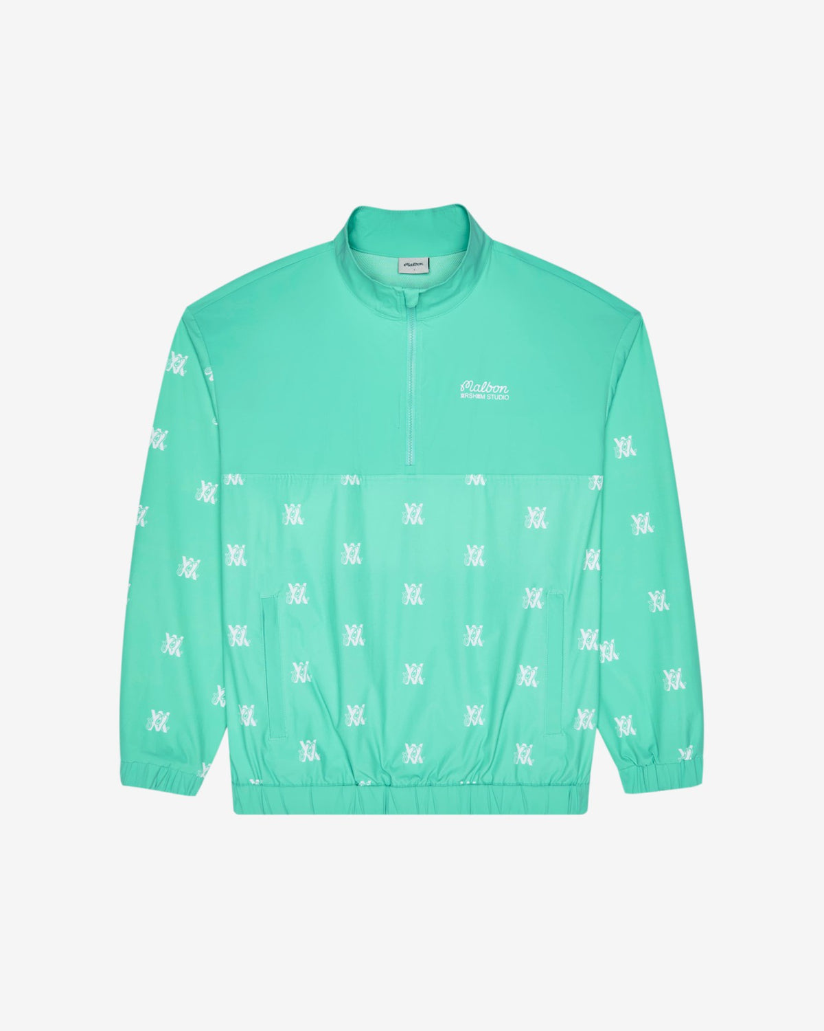 Arsham Monogram Quarter Zip - Arsham Green Malbon Men