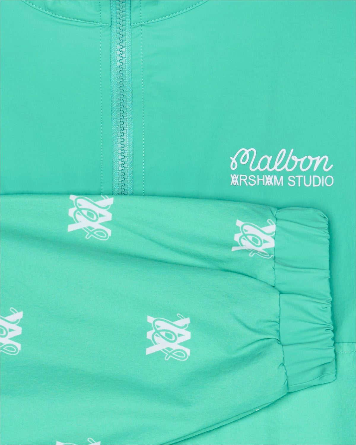 Arsham Monogram Quarter Zip - Arsham Green Malbon Men