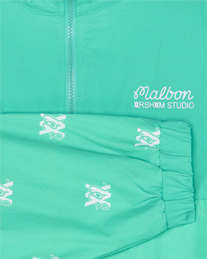 Arsham Monogram Quarter Zip - Arsham Green Malbon Men