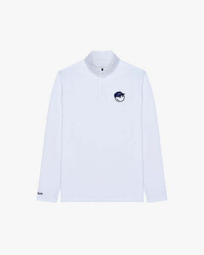 Flyer Mid Layer - White Malbon Men