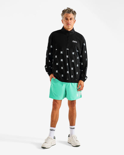 Arsham Monogram Quarter Zip - Black Malbon Men